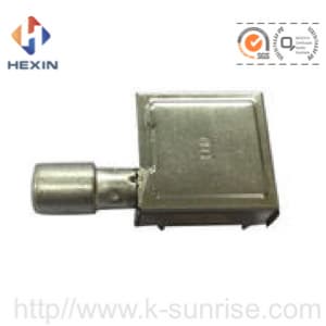 F type connector with metal shield for catv